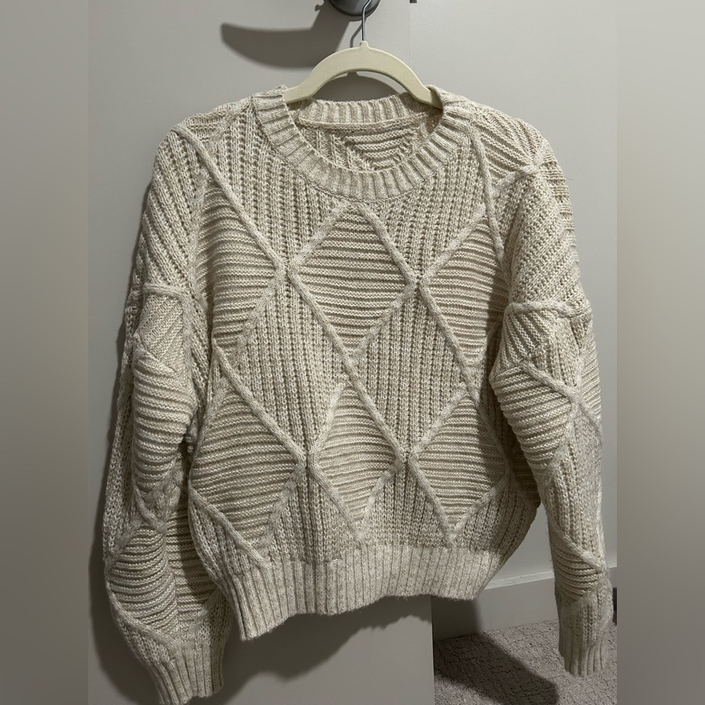 Cross Stitch Argyle Sweater